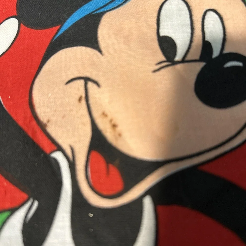 Vintage Mickey Mouse Says I Can Can‎ You Cloth Walt Disney Book 1982 Collectible